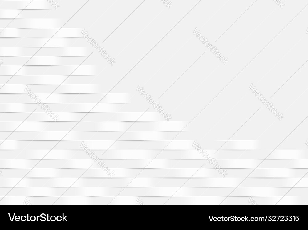 White abstract geometric pattern with copy space vector image