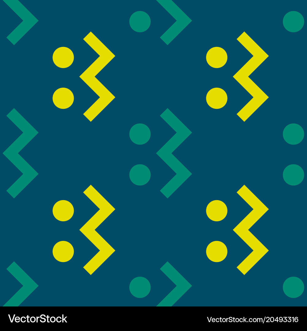 Connect right seamless pattern vector image