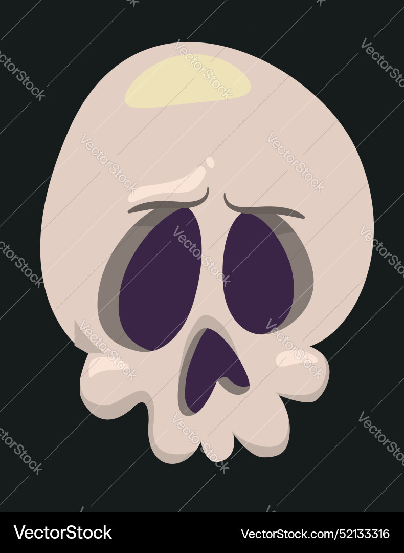 Grim reaper cartoon character isolated on a white Grim reaper cartoon character isolated on a white Vector Image