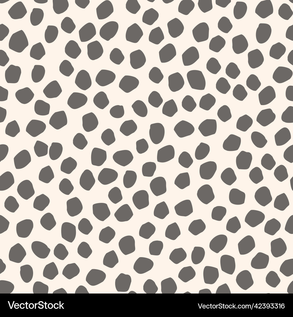Hand drawn dots blobs spots blots circle brush Vector Image