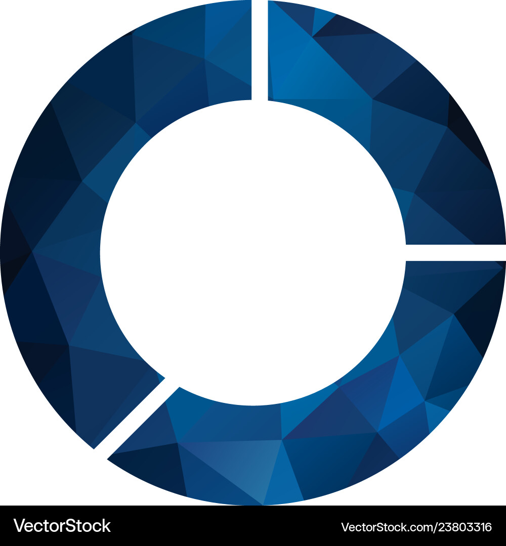 Pie chart icon Vector Image
