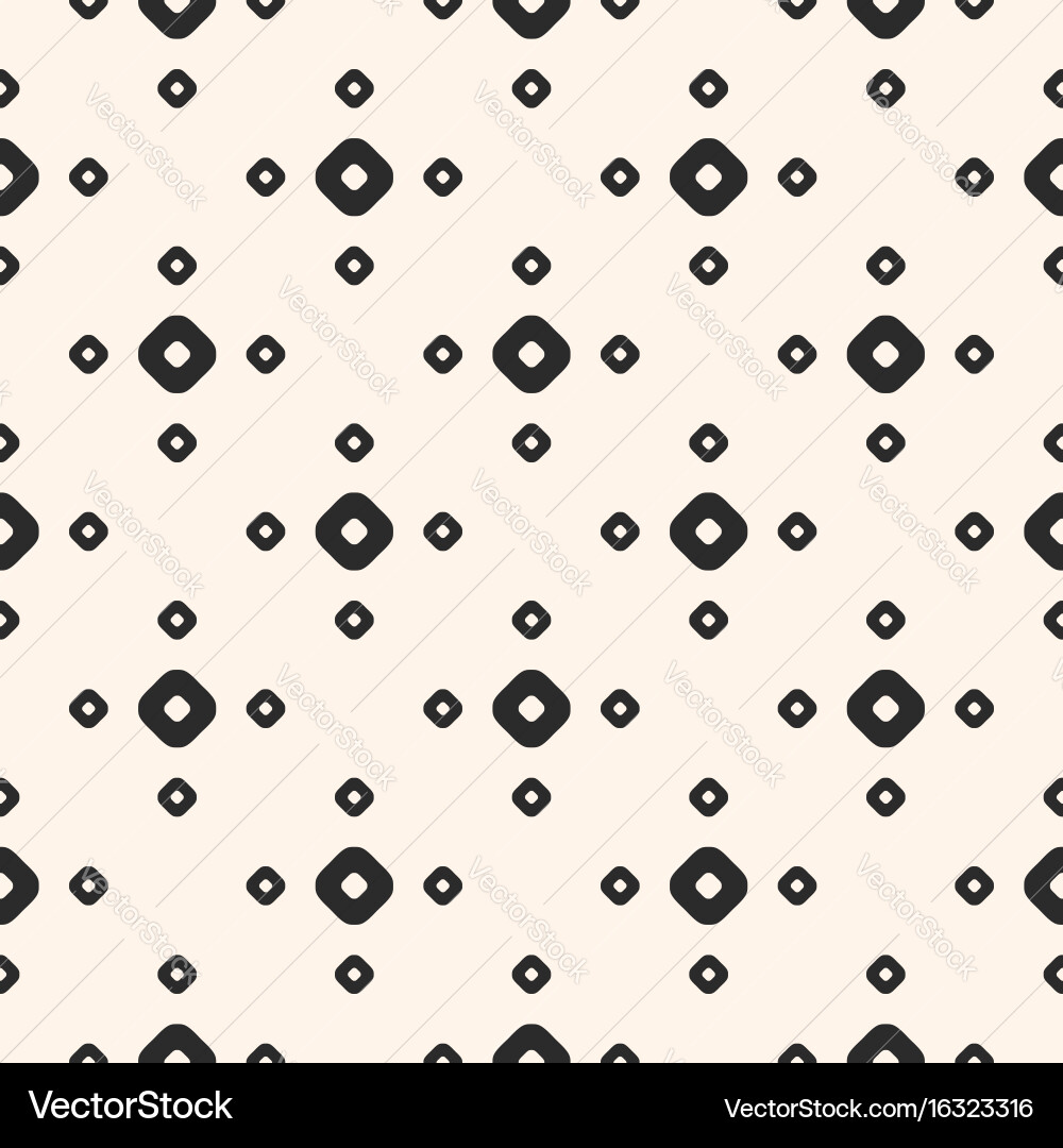 Seamless pattern with small circles rings vector image