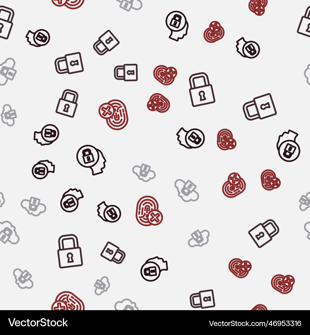 Set line lock cloud computing and cancelled Set line lock cloud computing and cancelled vector image