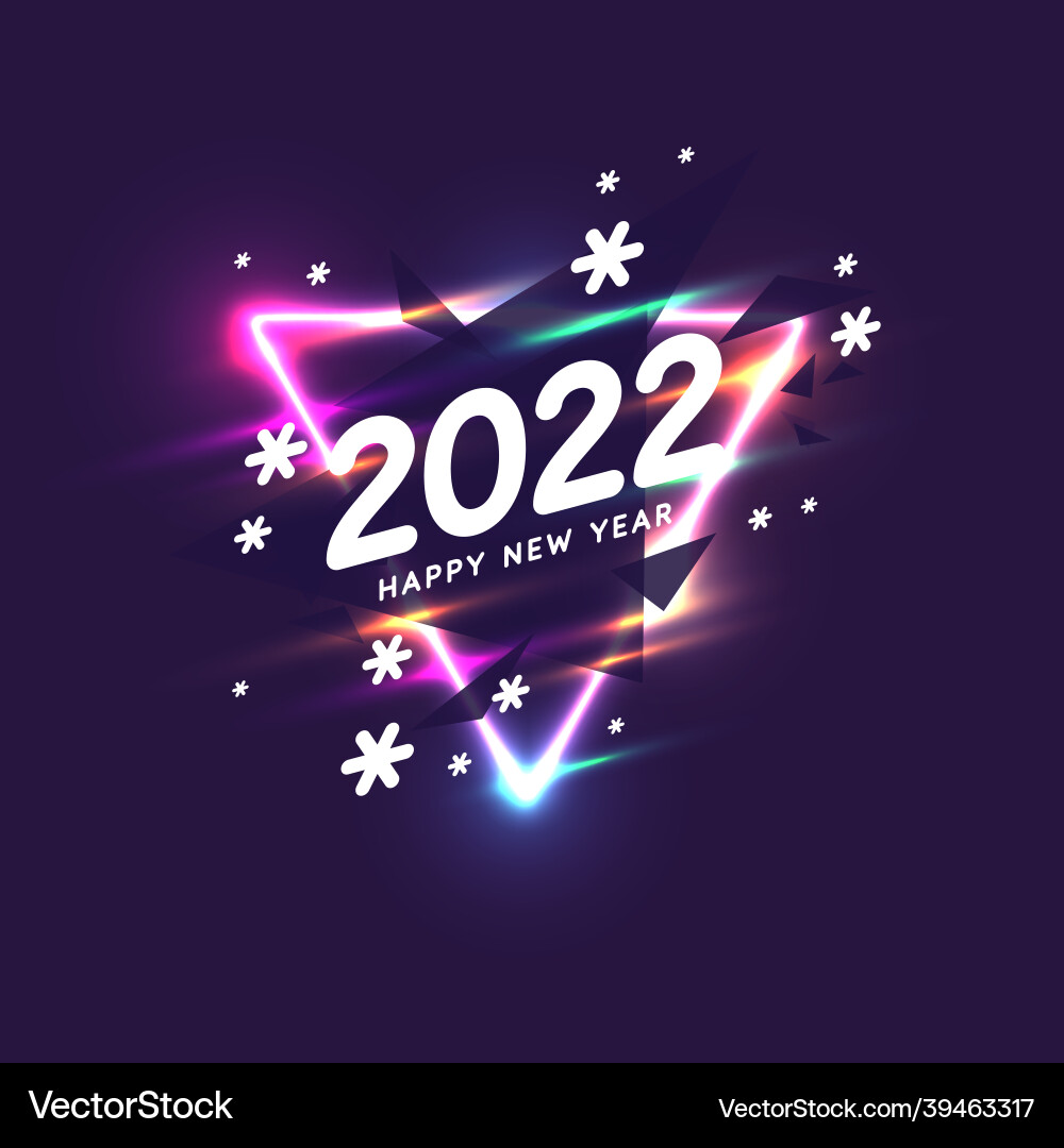 Background with the inscription happy new year Background with the inscription happy new year vector image