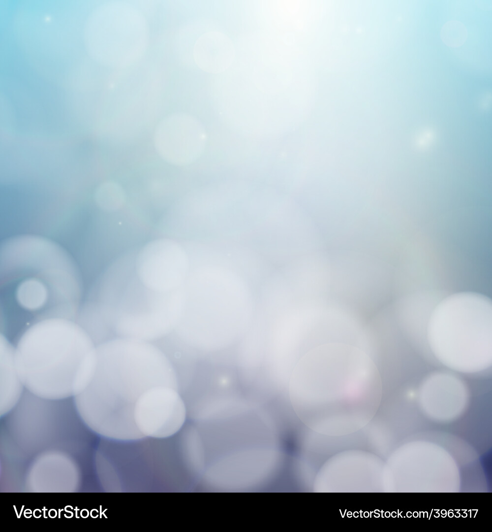 Blurry background with bokeh effect abstract vector image