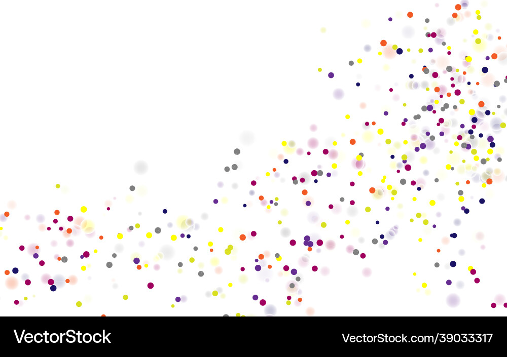 Colorful Particle Network vector image