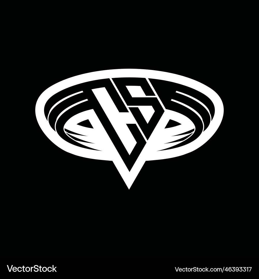 Cs logo monogram with triangle shape slice Cs logo monogram with triangle shape slice Vector Image