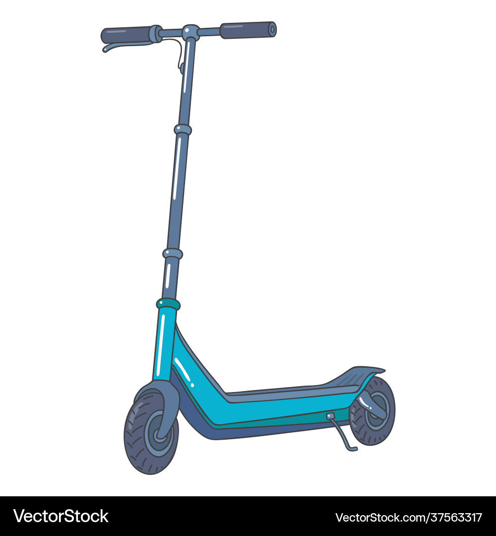 Electric scooter Royalty Free Vector Image - VectorStock