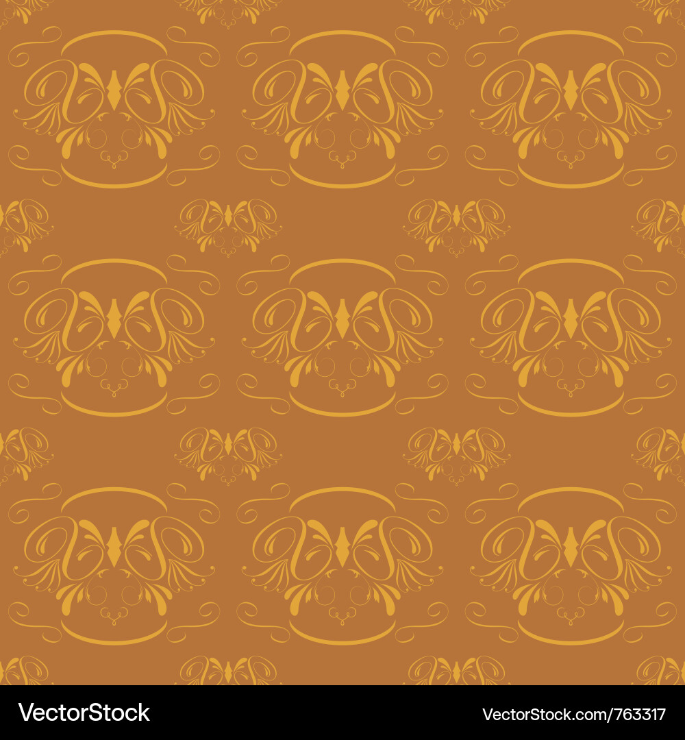 Elegant Classical Scroll Pattern vector image