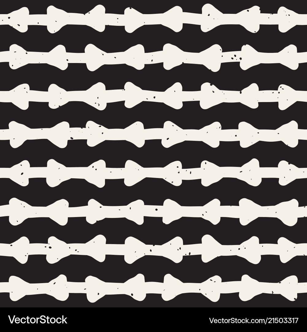 Hand drawn lines seamless grungy pattern abstract Vector Image
