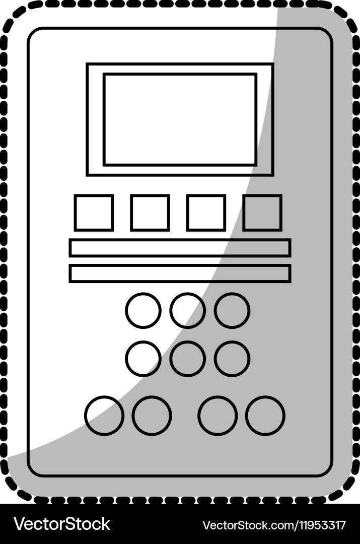 Isolated robot design Vector Image