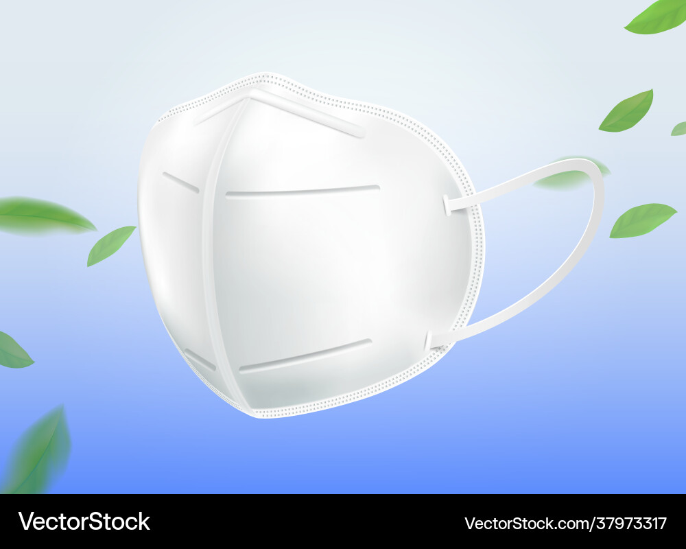 N95 mask protection N95 mask protection vector image