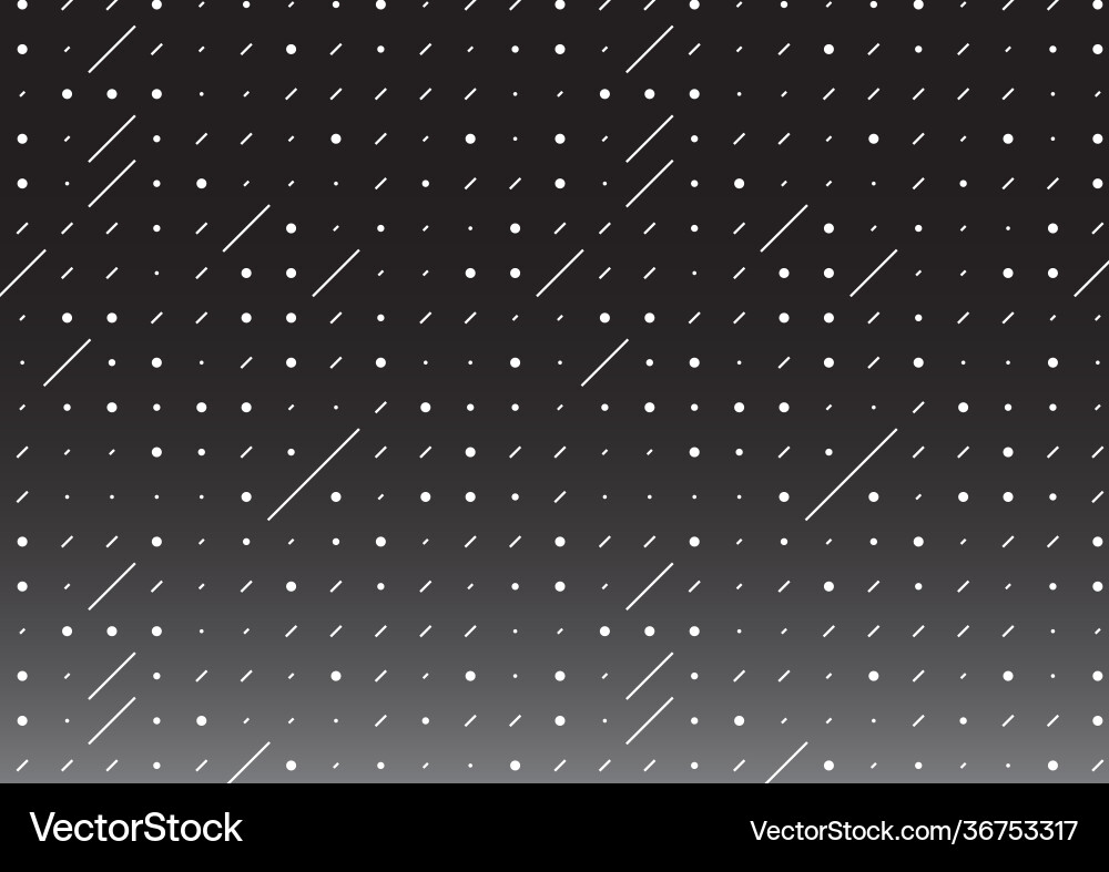 Rainy pattern with a gray gradient background Vector Image
