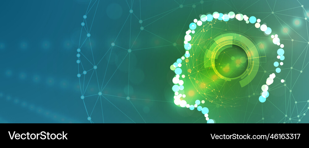 Technology data background idea of global Technology data background idea of global vector image