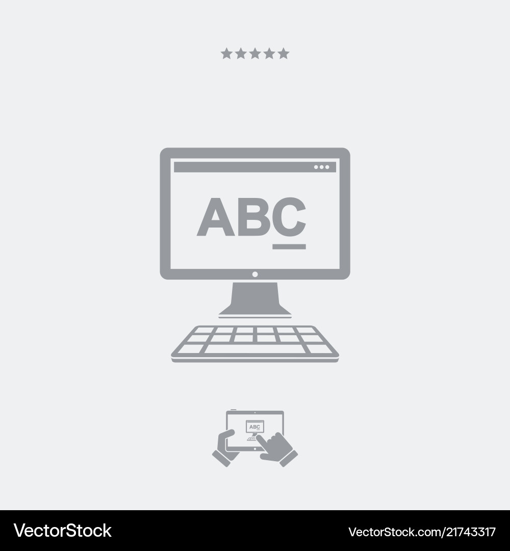 Text editor software icon Text editor software icon Vector Image