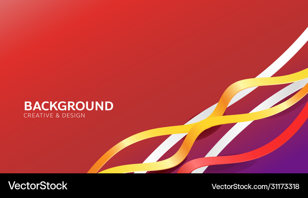 Abstract dynamic wave line background Abstract dynamic wave line background Vector Image