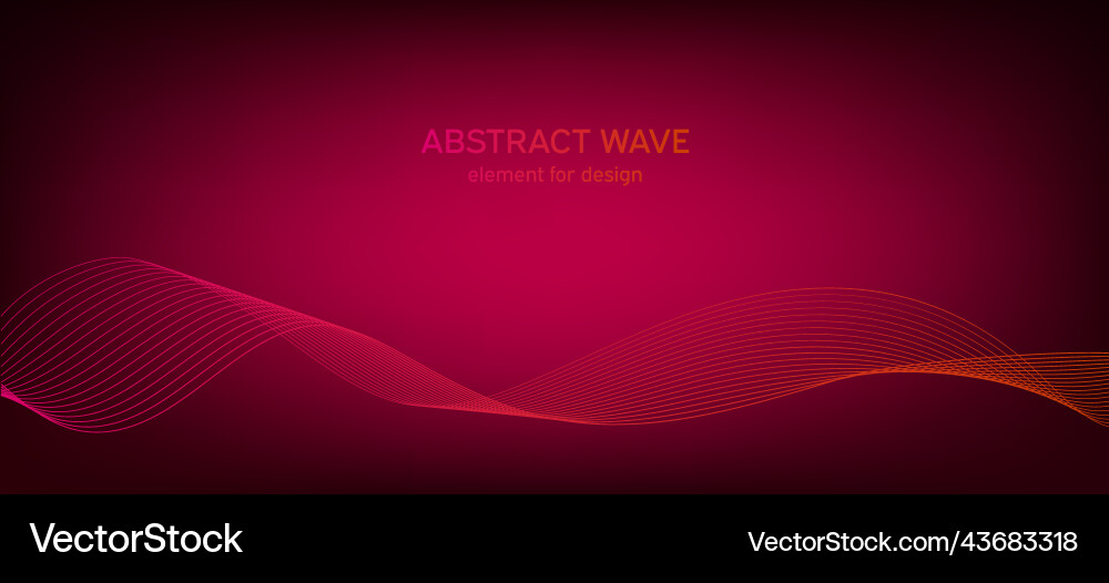 Abstract wave element for design digital Abstract wave element for design digital vector image