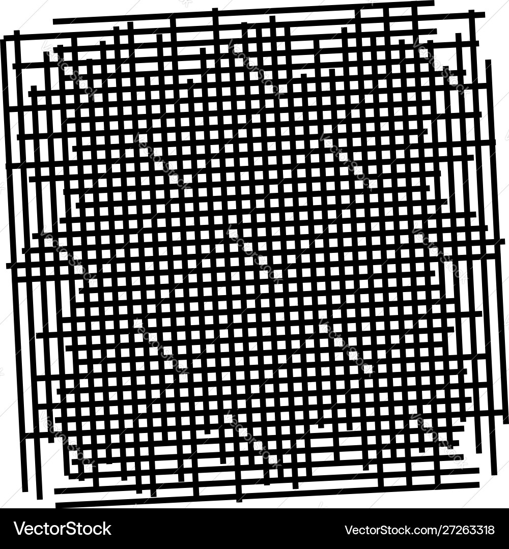 Grid mesh element cellular reticular grate Grid mesh element cellular reticular grate vector image