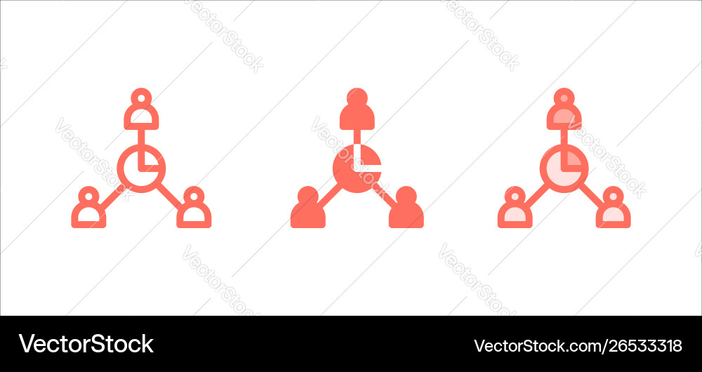 Management icon on white background for web ui Vector Image