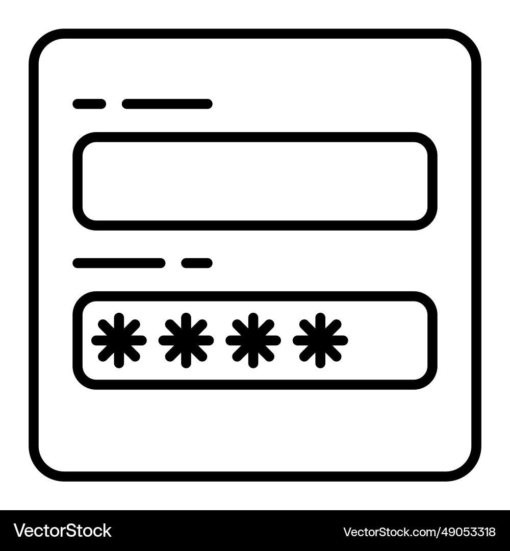 Password hacking icon Vector Image