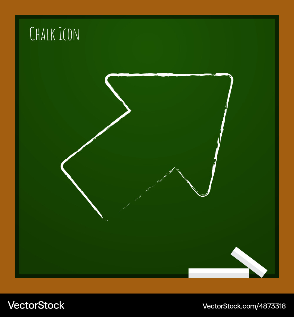 Pointer icon eps10 Vector Image