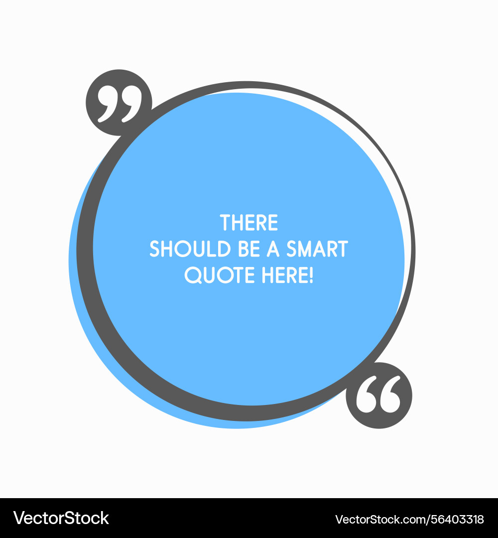Quote frame blank text boxes message Quote frame blank text boxes message vector image