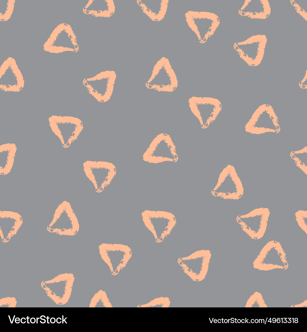 Simple seamless pattern with hand drawn irregular Vector Image