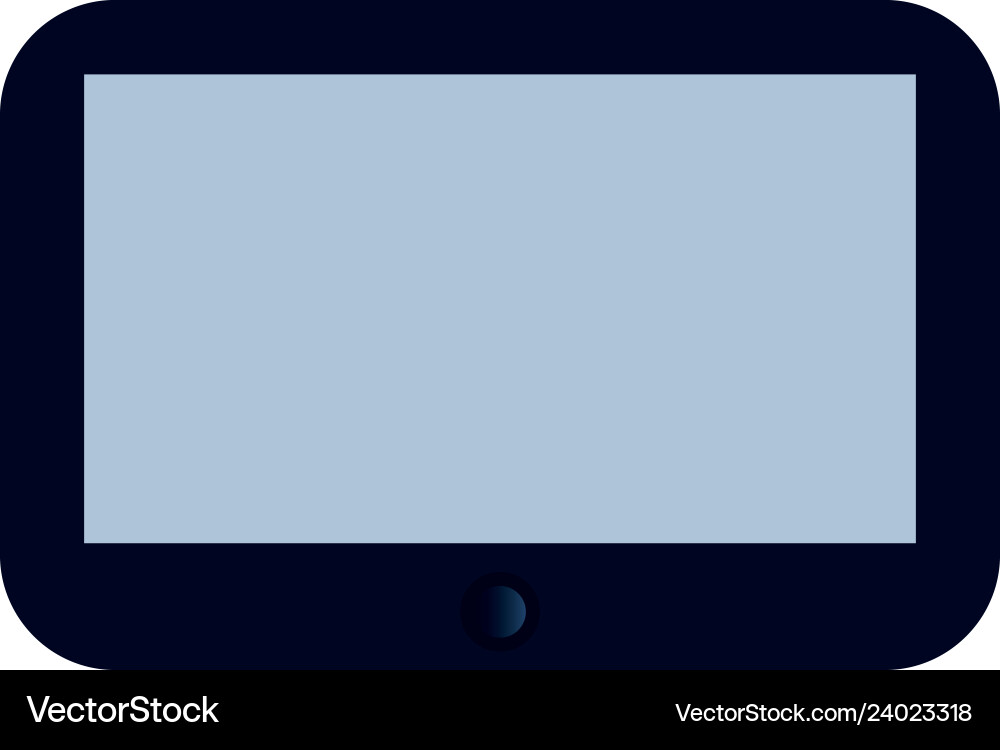 Tablet computer tech vector image