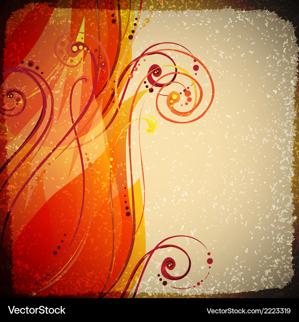 Abstract Light Swirls Background vector image