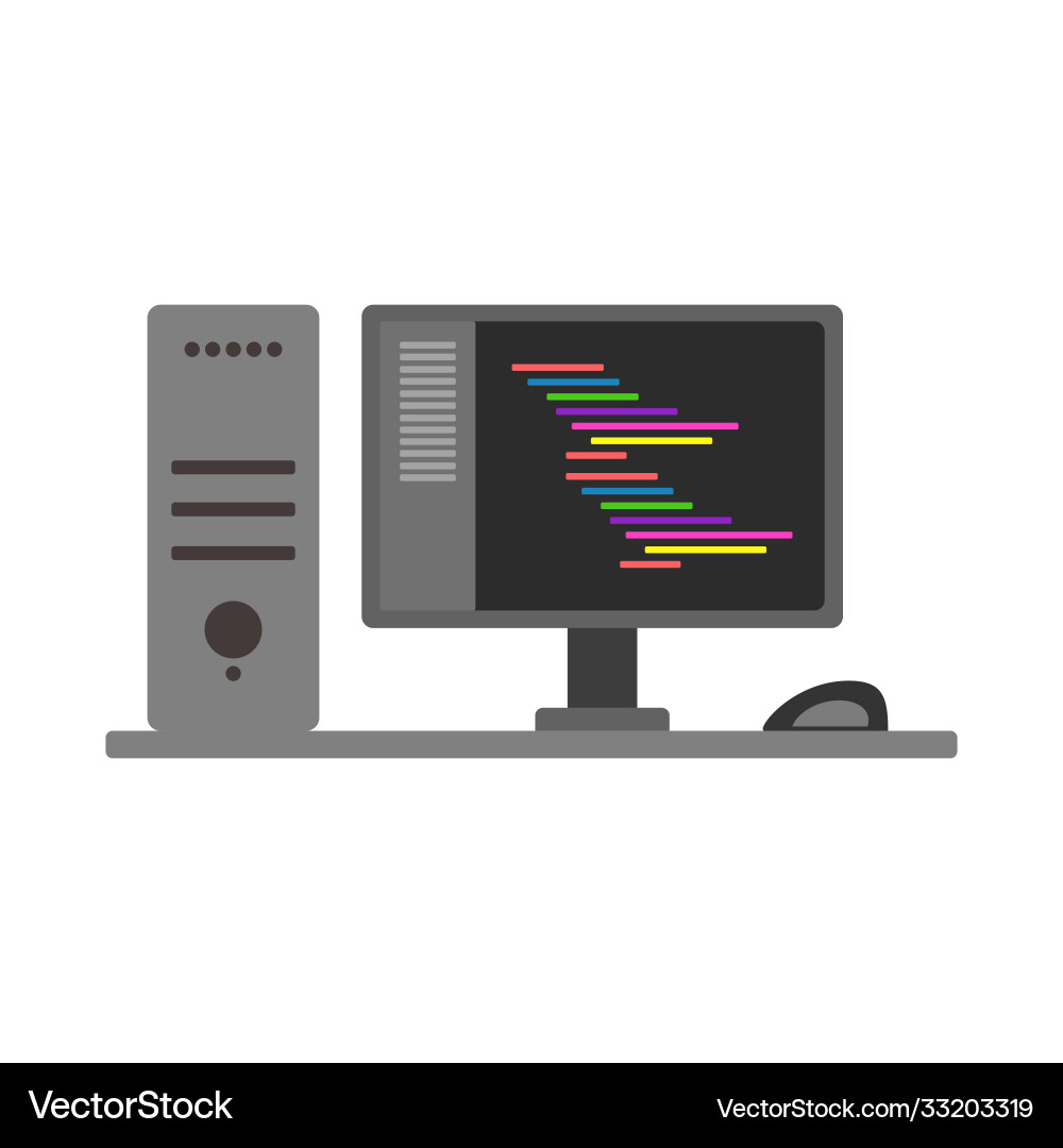 Computer for coding vector image