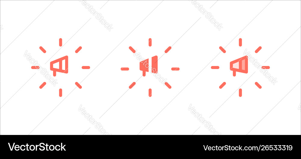 Marketing icon on white background for web ui apps Vector Image