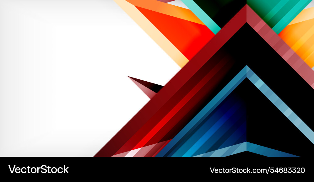 Arrows with 3d effect abstract background Arrows with 3d effect abstract background vector image
