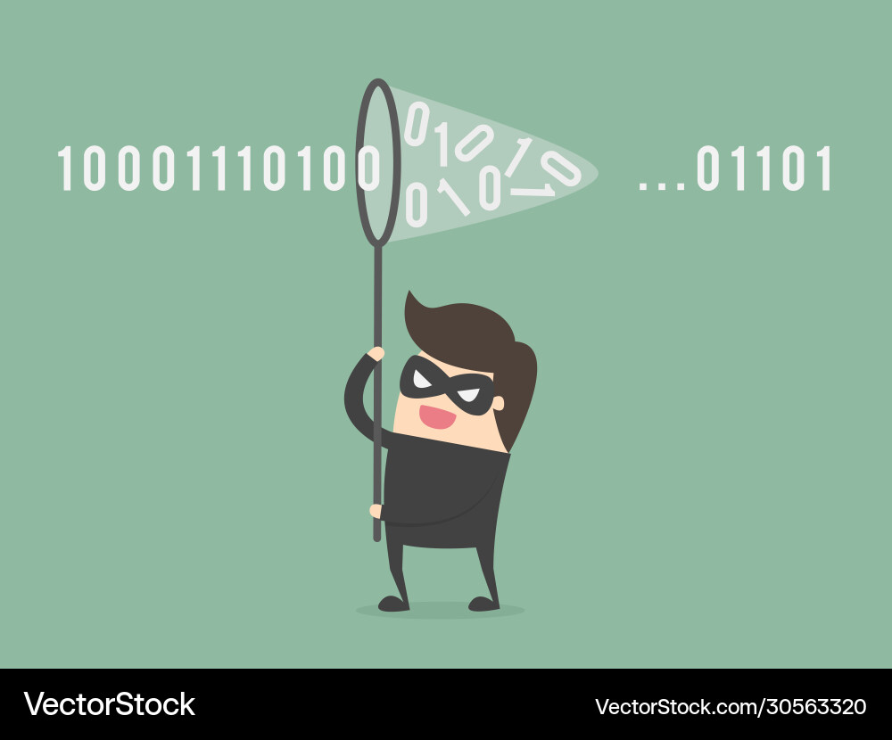 Hacker vector image