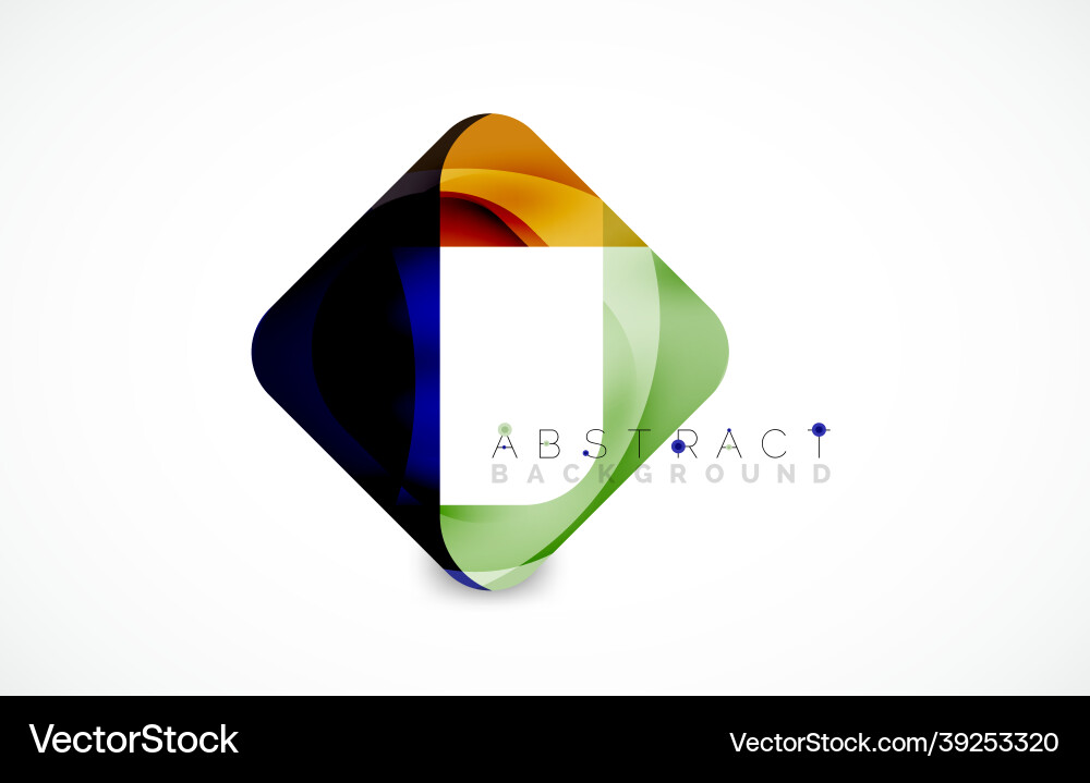 Minimal background abstract square shape Minimal background abstract square shape vector image