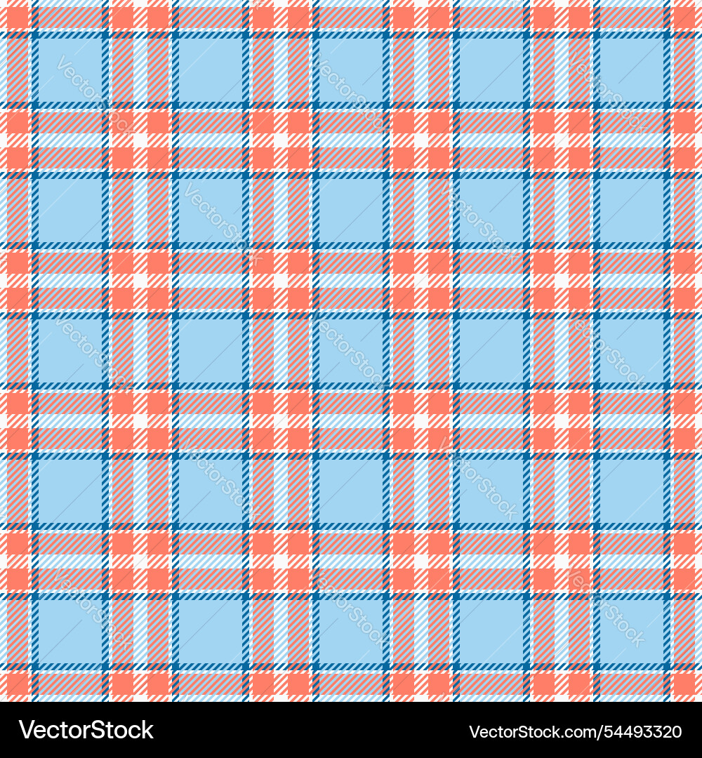 Red check background pattern wide texture plaid Vector Image