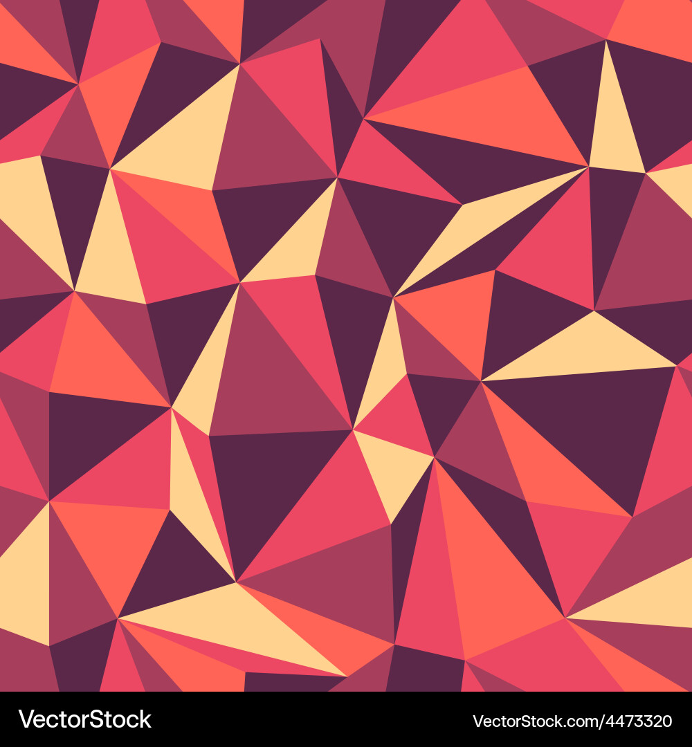 Retro Triangle Pattern vector image