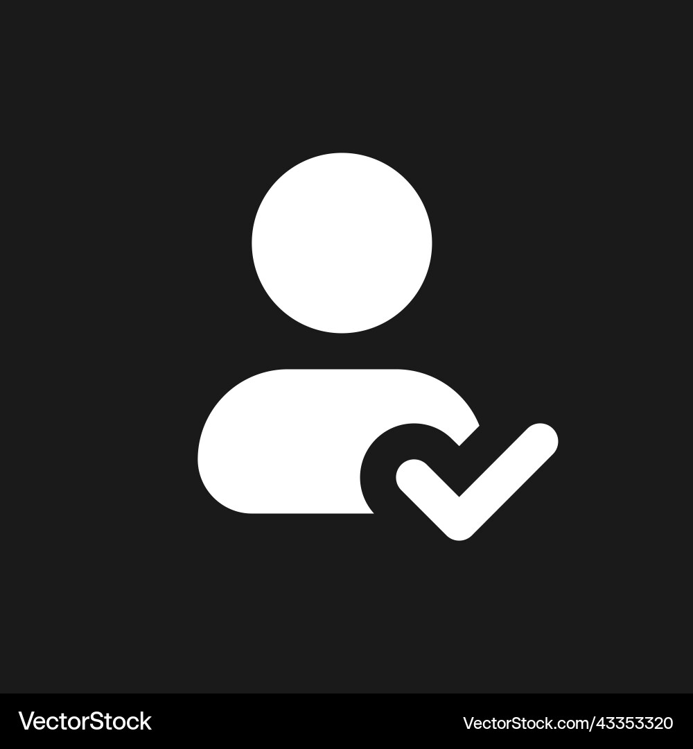 Saving changed information of contact dark mode Saving changed information of contact dark mode vector image