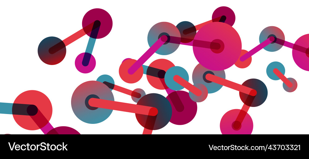 Abstract background round dots connected by lines Abstract background round dots connected by lines vector image