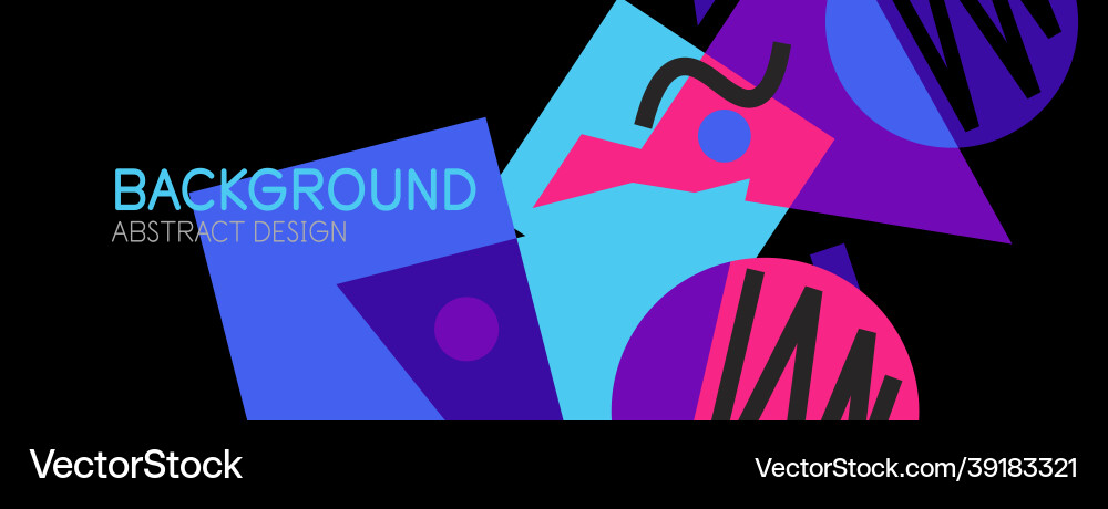 Abstract background with blocks lines geometric Abstract background with blocks lines geometric vector image