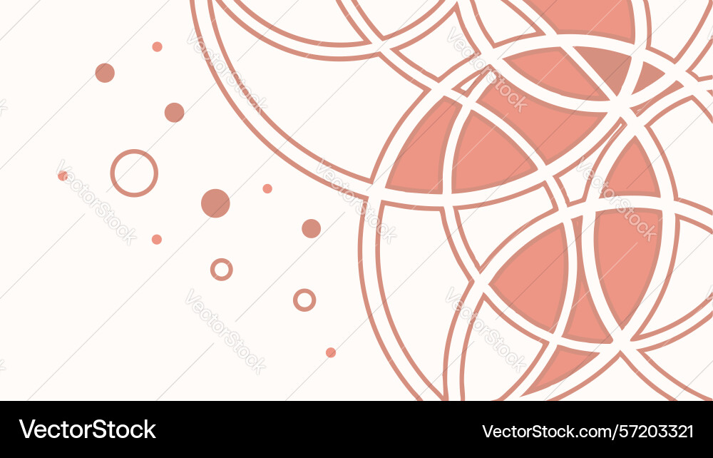 Dynamic abstract circular pattern with dot vector image