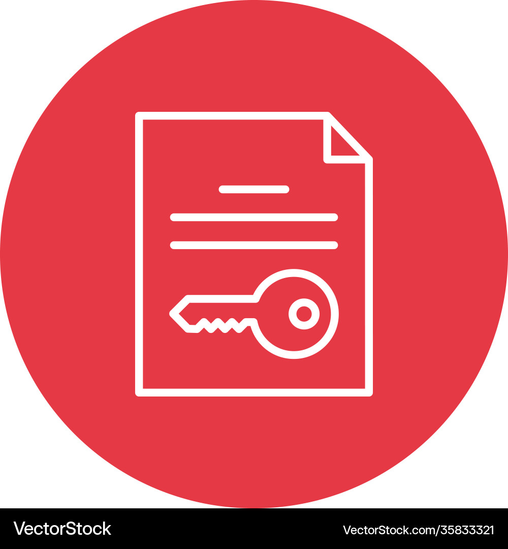 File encryption icon Vector Image