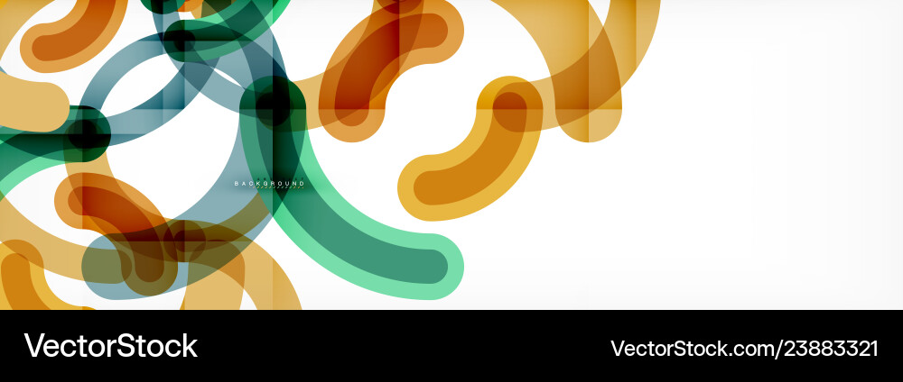 Linear design circle background Linear design circle background vector image