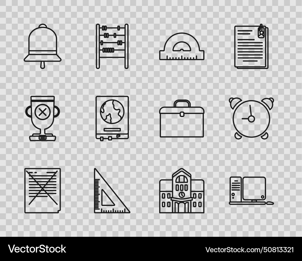 Set line exam paper with incorrect answers survey Set line exam paper with incorrect answers survey vector image
