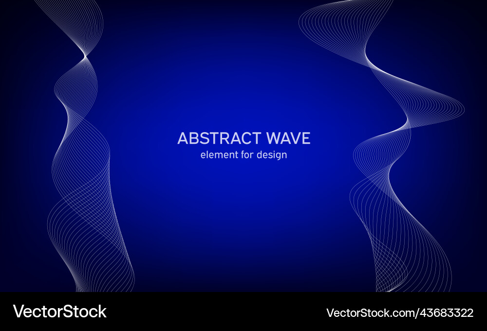 Abstract Wave Pattern Vector Image