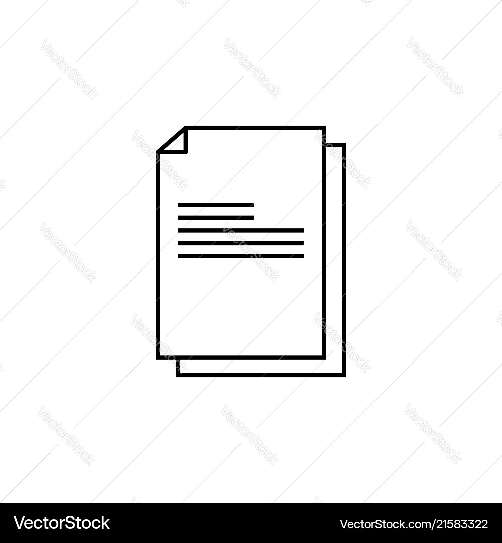 Files documents data icon Files documents data icon vector image