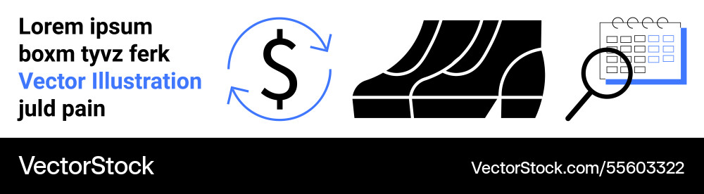 Financial workflow automation with payment cycles Financial workflow automation with payment cycles vector image