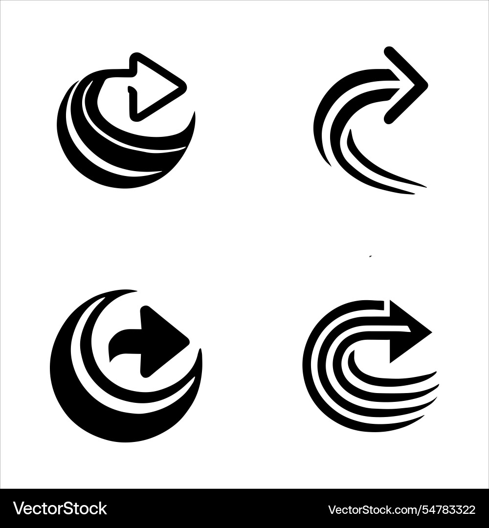 Set of arrows different Set of arrows different vector image
