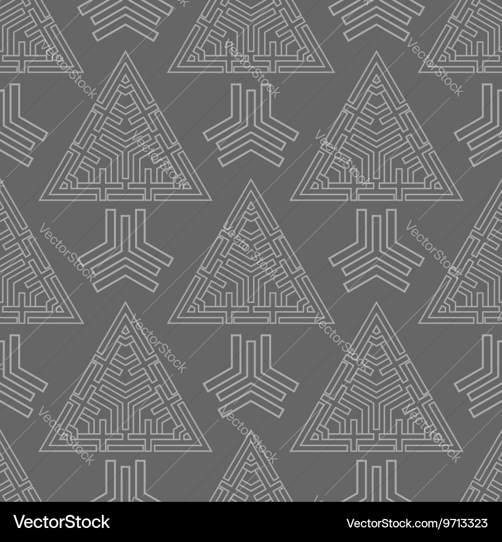 Abstract triangles seamless pattern Vector Image