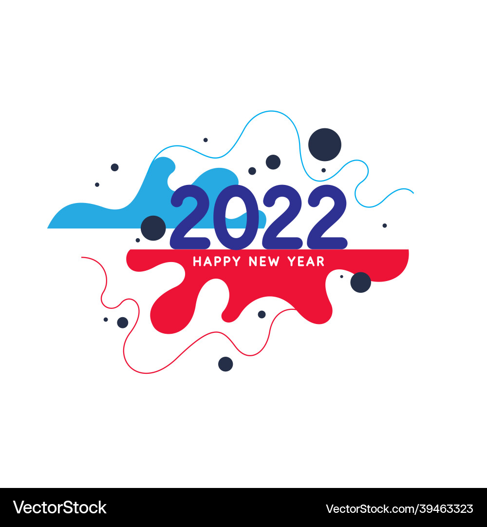 Background with the inscription happy new year Background with the inscription happy new year vector image