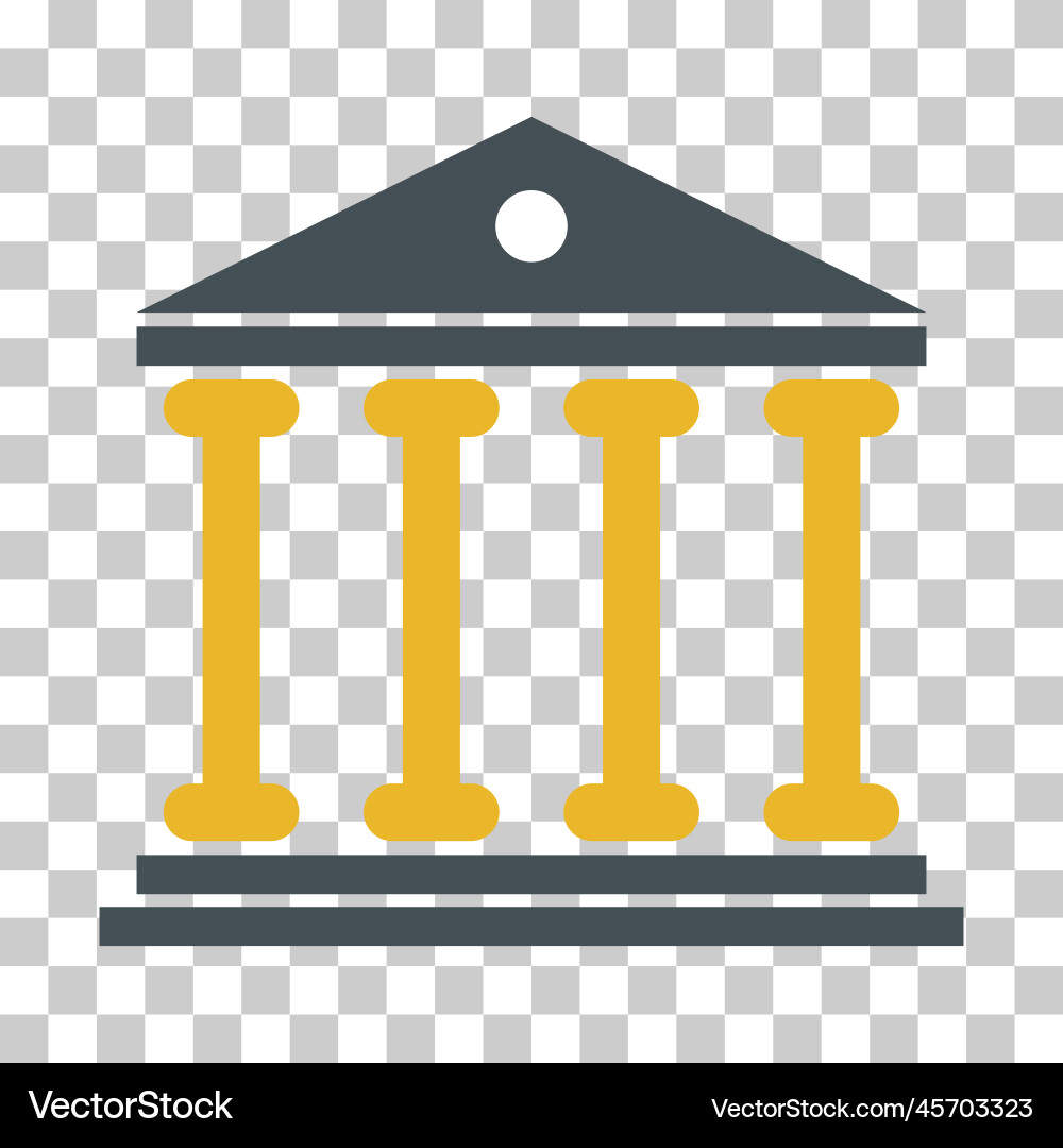Building university architecture icon museum Vector Image
